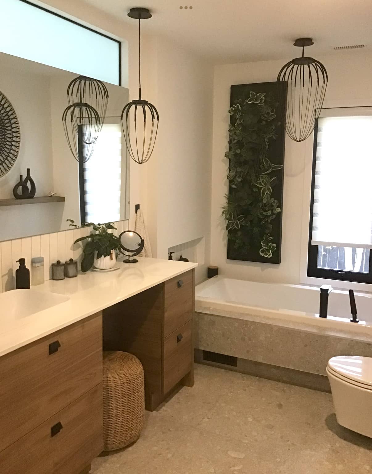 Salle de bain après